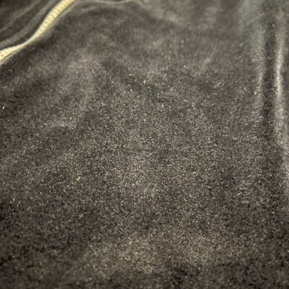 Fila Velour Full Zip Jacket Color Block Gray White Black Logo XL Good - Picture 3 of 12